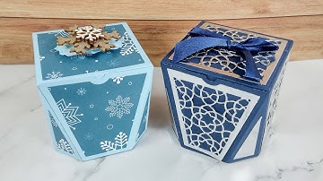Festive Hexagon Geo Gift Box | Simply Made Crafts