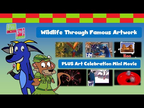 Krazy Krok Productions - Learning Wild Animals Through Famous Artwork Double Feature (2022)