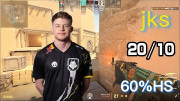 jks CS2 MIRAGE POV （20/10）60%HS ￨2Triple Kills ￨ (CS2 FACEIT POV) Nov 10, 2023