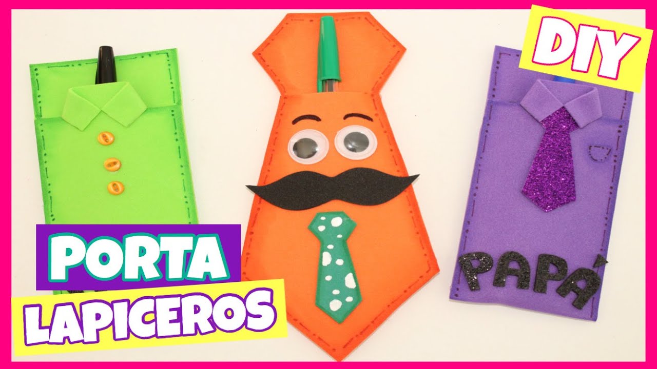 PORTA LAPICEROS PARA EL DÍA DEL PADRE || DIY