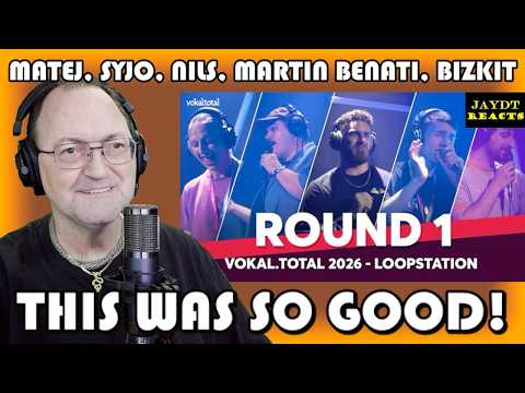 Matej, Syjo, Nils, Martin Benati, BizKit - vokal.total 2026 - Loopstation Round 1 - Reaction
