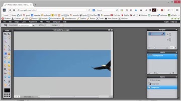 Making a header image with pixlr