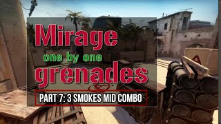 CS:GO Mirage part 7: 3 Smokes Mid Combo