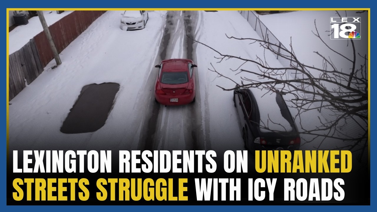 Lexington residents on unranked roads struggle with icy roads as city plans to improve snow removal