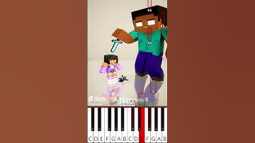 KARMA Herobrine and Aphmau | Minecraft (@Mtime4) - Octave Piano Tutorial
