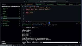 Cs50 python Project (Mecha)