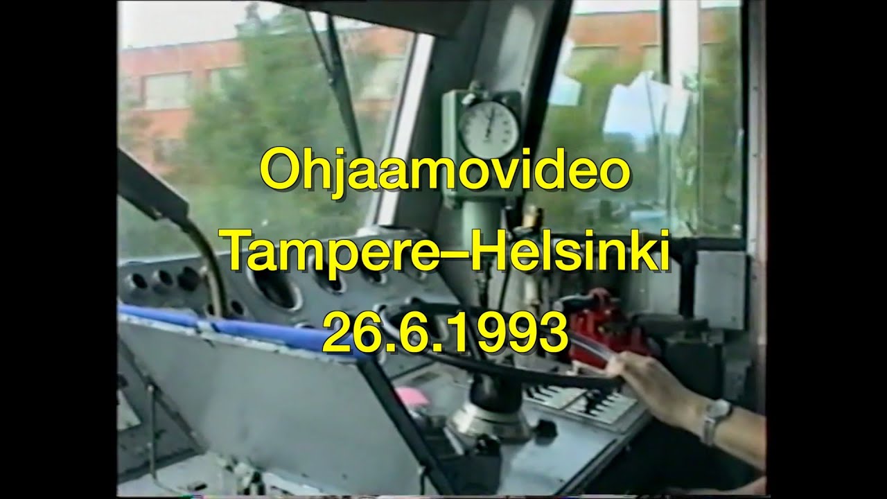 Ohjaamovideo Tampere–Helsinki, P 148, 26. kesäkuuta 1993