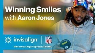 Official Clear Aligner of the NFL – Winning Smiles with Aaron Jones | Invisalign