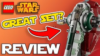 LEGO Star Wars 75312 BOBA FETT'S STARSHIP (Slave 1) Review! - 100th Video!