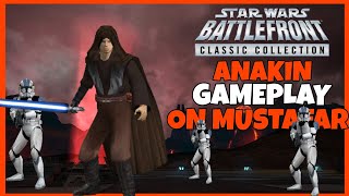 STAR WARS BATTELFRONT CLASSIC COLLECTION ANAKIN SKYWALKER GAMEPLAY ON MUSTAFAR HVV