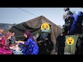 A newlywed nomadic woman is beaten by her husband😰 and a nomadic baby is bathed