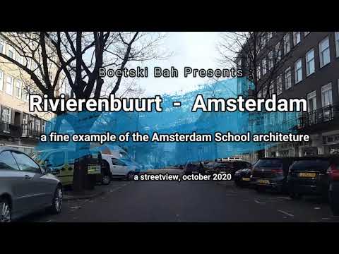 Rivierenbuurt, a fine example of Amsterdam School