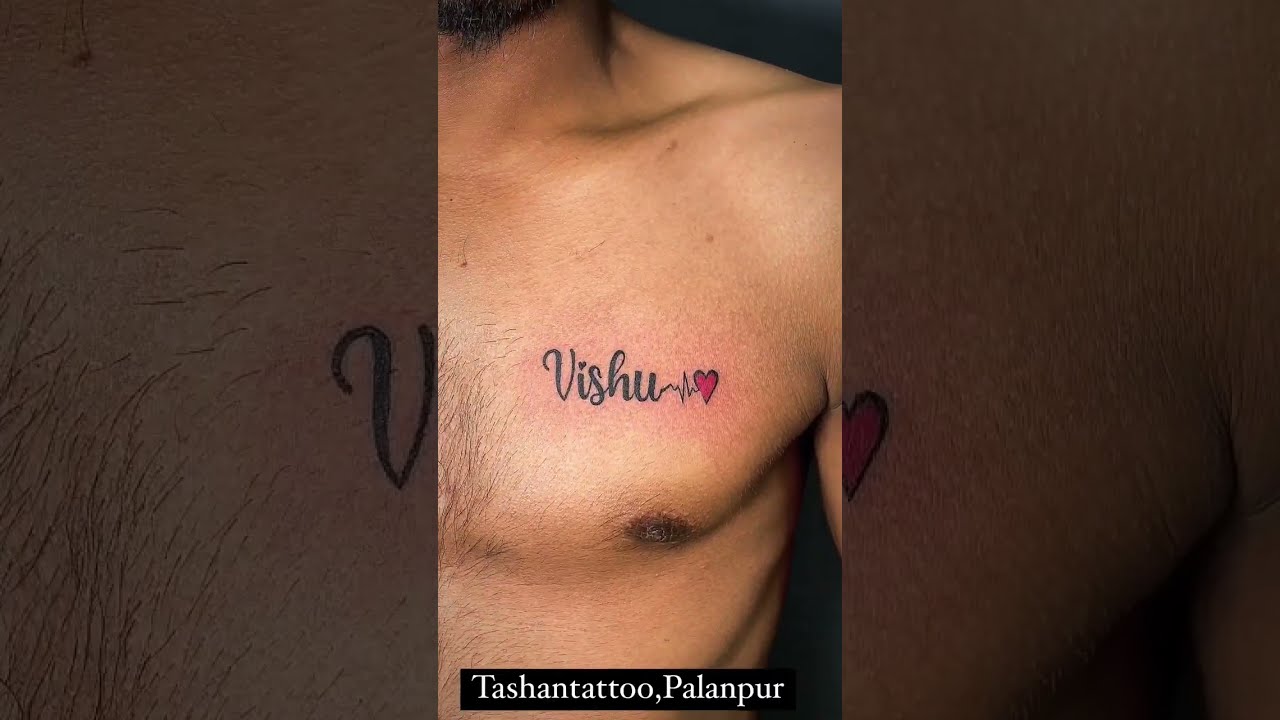 Vishnu With Red heart Tattoo By Ravi Chauhan  Red heart tattoos Hand  tattoos Heart tattoo