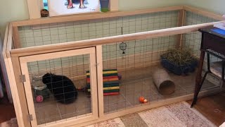 DIY bunny cage