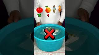 Guess The Floating Object 😍 #waterexperiment #trending #satisfying #toys