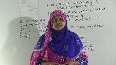 Class: Three, Subject:  BGS (Lecture: 17, H.W: 16) ,Topic: Matching-1, 2