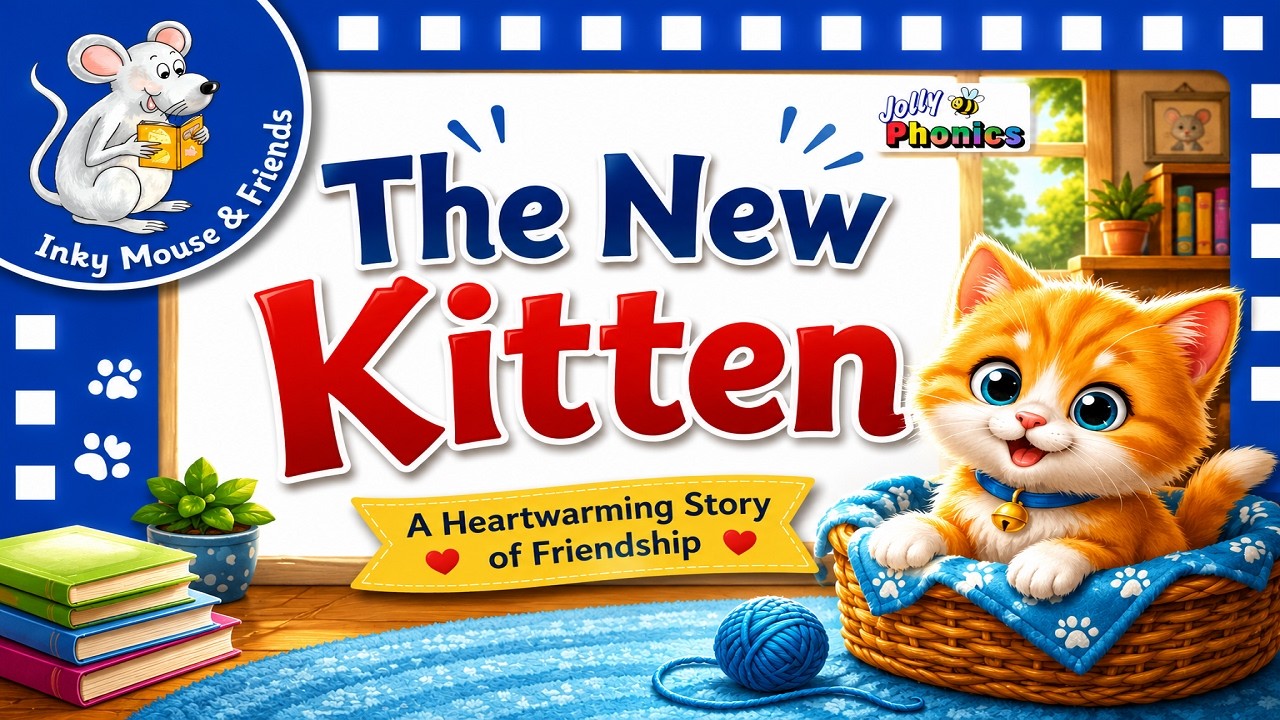 The New Kitten Storybook, English Reading for Kids | Fun Phonics