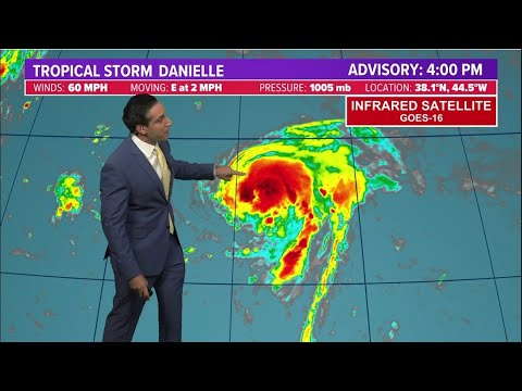 Tropical Storm Earl: As Danielle weakens, another named storm ...