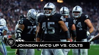 Jakob Johnson Protects Foster Moreau’s Touchdown Football While Mic’d Up vs. Colts | Raiders | NFL