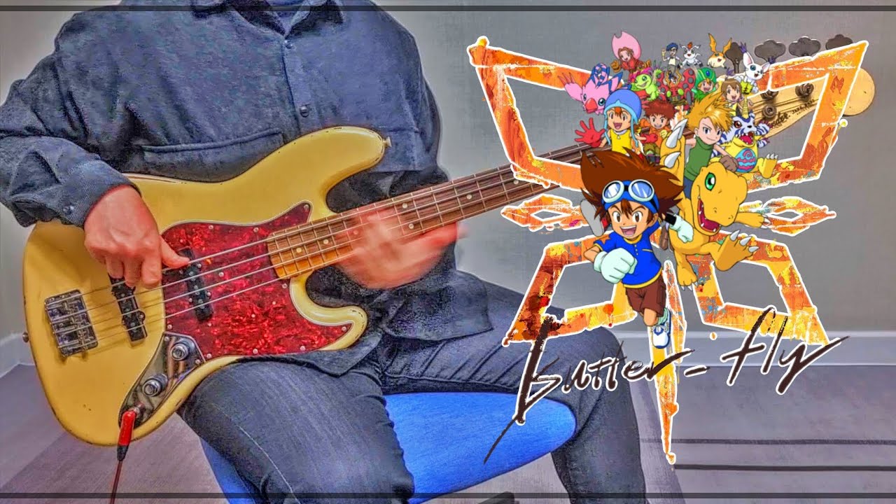[+TAB] 전영호 - Butter-Fly 디지몬 어드벤쳐 ost 베이스커버 / Bass Guitar Cover