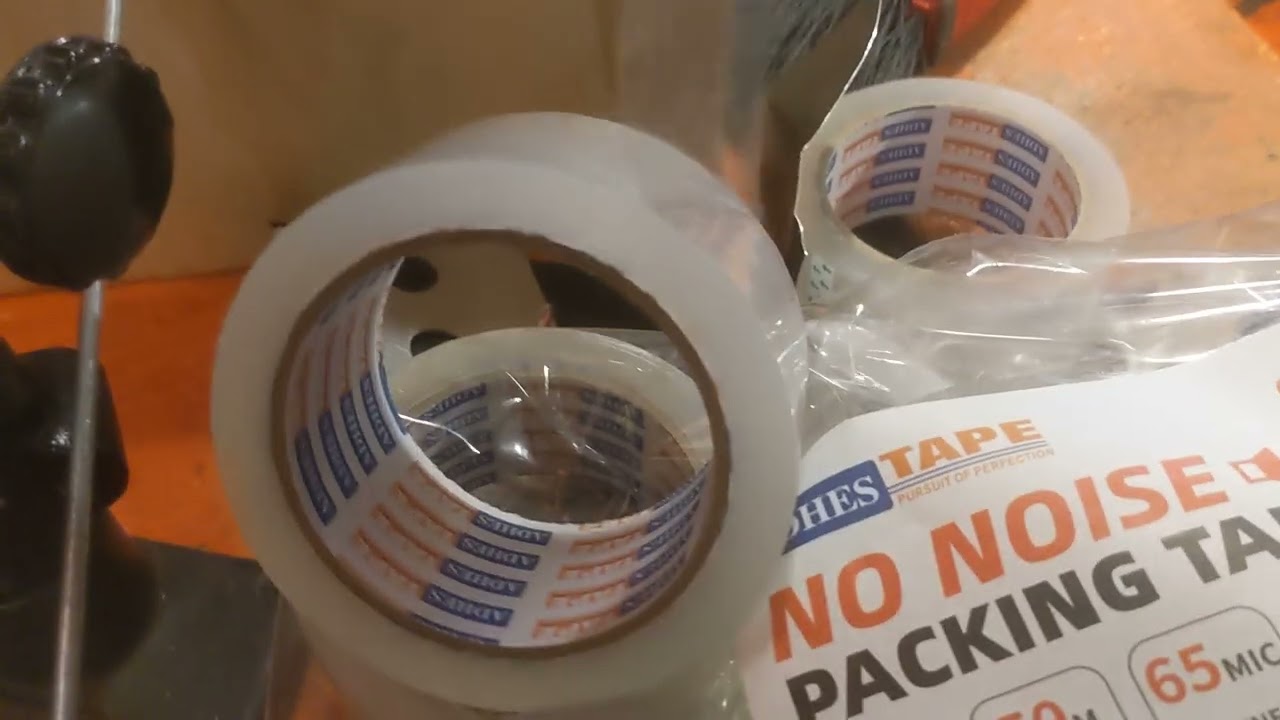 no noise packing tape... did not know this was a thing