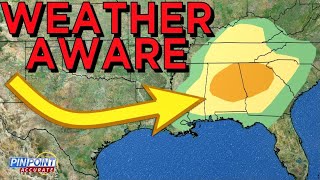 Severe Weather Moving East - Tornado Watch in effect