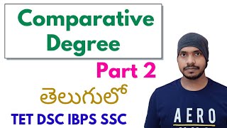 degrees of comparison in Telugu - comparative degree spoken English course in Telugu