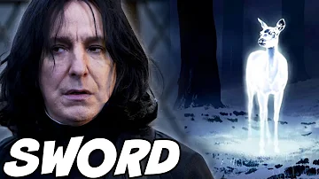 How did Snape get the sword to Harry?