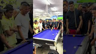 El mello hace el acomodo perfecto #pool #billiards #8ballpool #maestro8ballpool