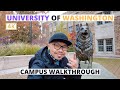 University of Washington Campus Fall 2020 Walkthrough (4K) | Walking Tour Seattle