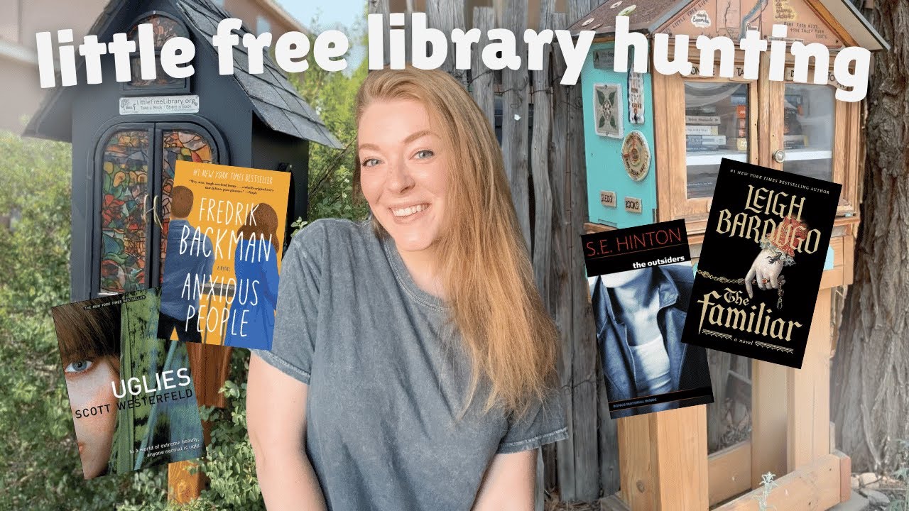 Little Free Library Vlog 📚✨  // let's go hunting for some books!