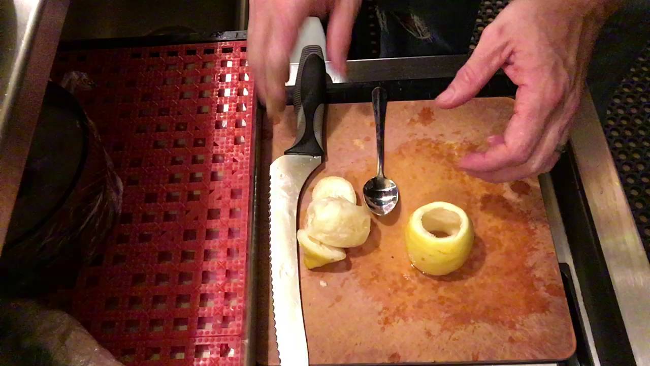 How To Cut Lemon Twists YouTube How To Cut Lemon Twists YouTube