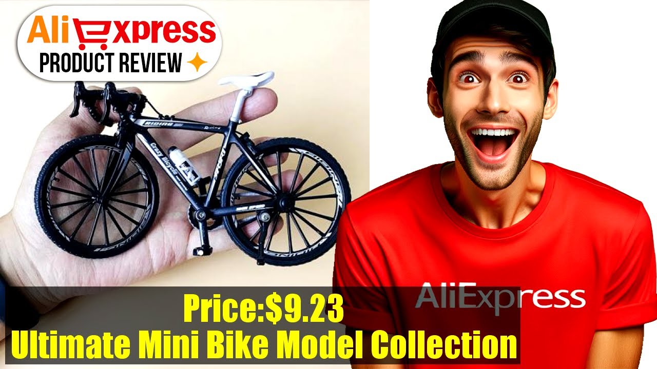 Modèle Réduit De Vélo De Montagne (MTB) En Métal 1:10 - Miniature Finger Bike - Neuf