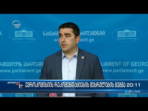 ქართული ოცნება ევროპული რეკომენდაციების 12-ივე პუნქტის შესრულებისთვის კონკრეტული ნაბიჯების გადადგმას