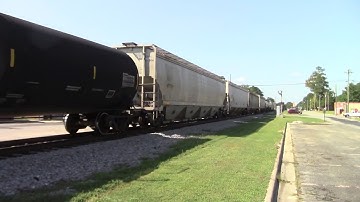 CSXT F726/722-09 AC44CW/AC44CW/GP38-2/SD40-3 with the Cool Horn Salutes & Big Size Train for a Local