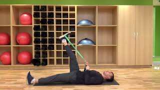 Banded Active Hamstring Stretch