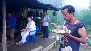 Diwaaz Rai Kiratee In The Location Of Series Khark With His Team Village Film Makers In Nepal