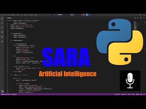 I Made A Voice Assistant In PYTHON |SARA AI |PYTHON |Sanglap Putatunda |