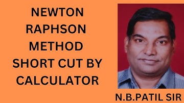 NEWTON-RAPHSON METHOD, Newton raphson method, numerical methods, #newtonraphsonmethod