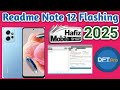 How to readme note 12 flashing Dft pro || Readme note 12 flashing Dft || Flashing readme note 12