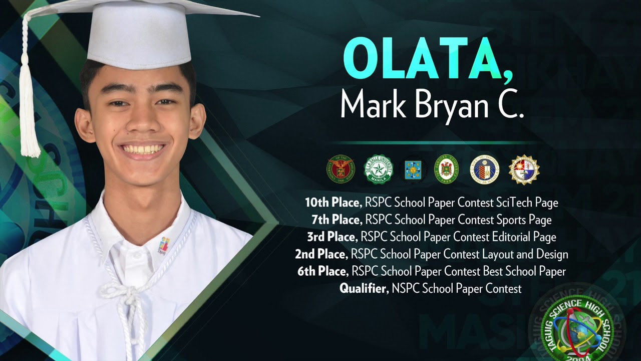 TAGUIG SCIENCE HIGH SCHOOL stem 21 final hd CLASS 2020 YouTube