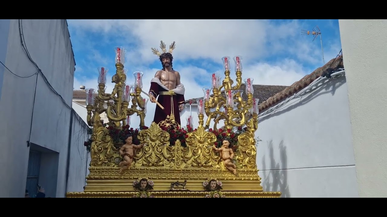 Cristo de la clemencia por la calle consuelo  de La Carolina, Jaén 2025 Parte 1