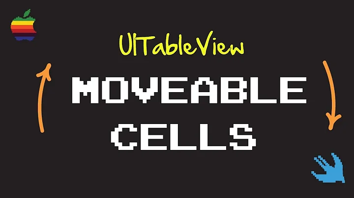 UITableView Moveable Cells