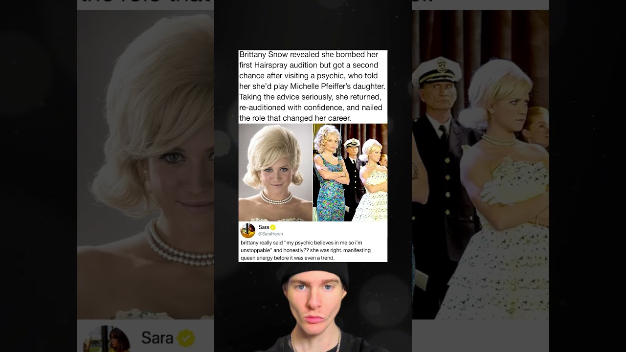 Brittany Snow revealed she bombed her first Hairspray audition but got a second chance after