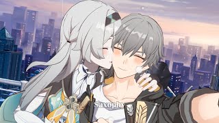Firefly Kisses Caelus | Honkai Star Rail