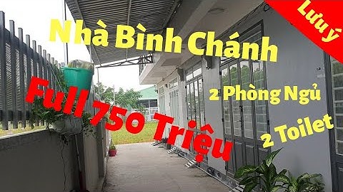 Bán Nhà Bình Chánh - 1 Trệt 1 Lầu - 2 Phòng Ngủ - 2 toilet - Giá Full 750 Triệu ( Có Thương Lượng)
