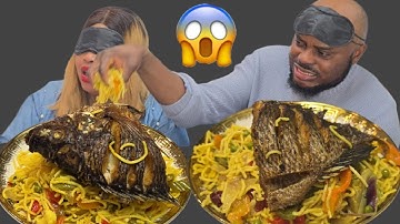 he ate all my food out of greediness and make me win | delicious & assorted spaghetti & dorada fish