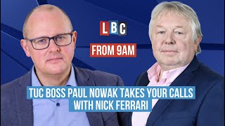 Walkout Wednesday: TUC Boss Paul Nowak takes your calls | Watch Again