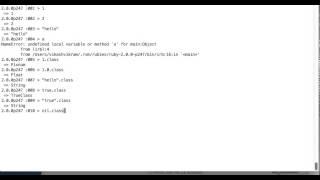 Ruby Programming Language: How to get to know class of an object in ruby language Content