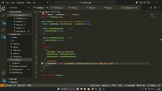 tooltip app using react Net Worth